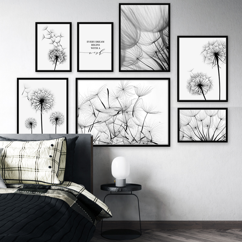 Interior Design Sketch - Póster Artístico impreso en lienzo blanco