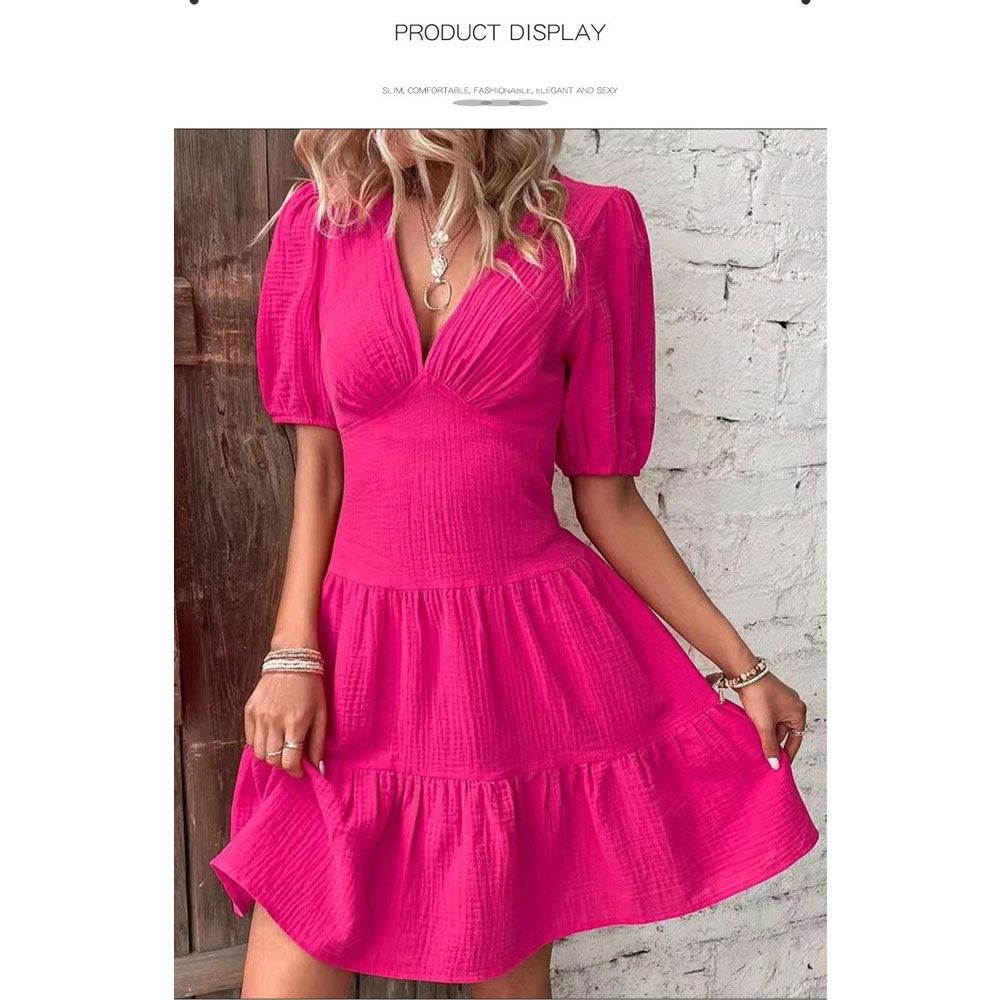 Linen Roller Blind - Vestidos de Fiesta para Mujer, Verano,