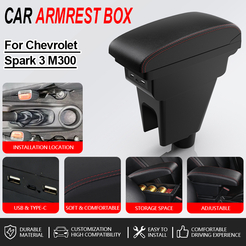 Interior Design Whimsical - Reposabrazos para Chevrolet Spark 3, Spark3