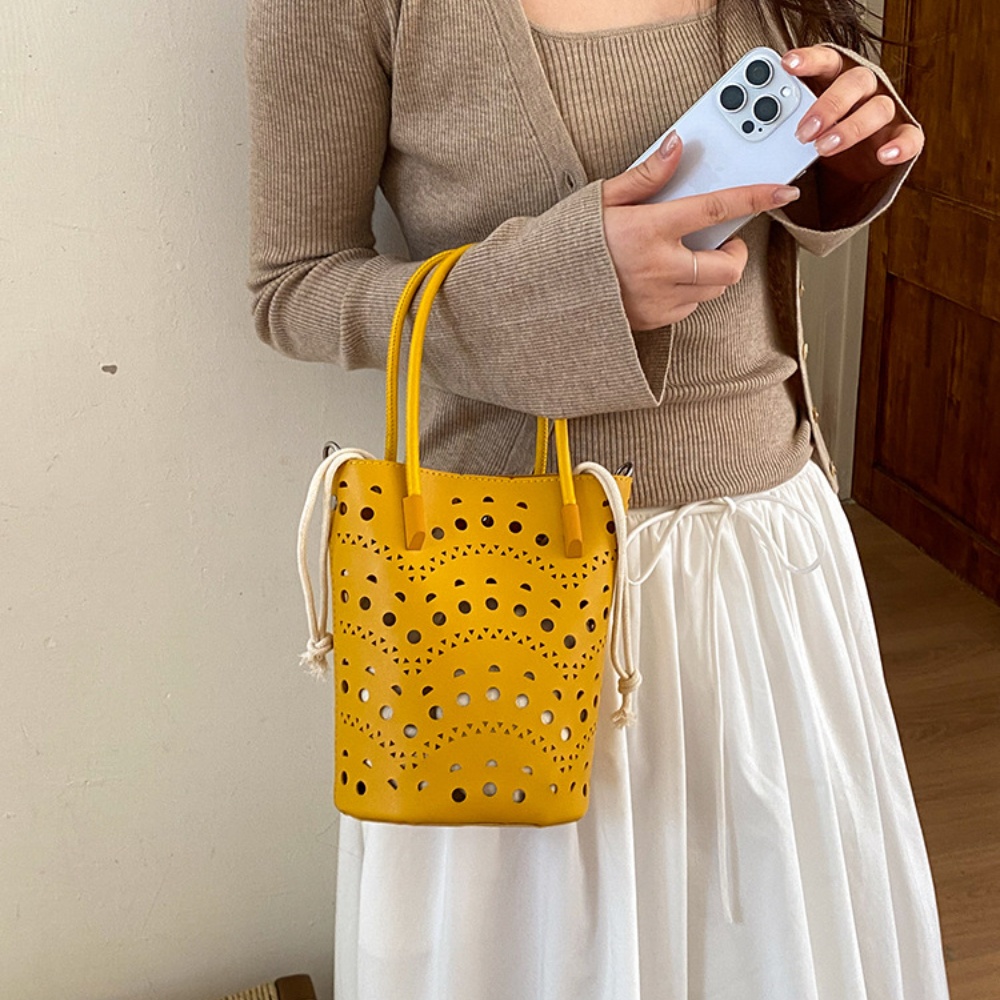Interior Design Vintage Style - Bolso de Mano de PU Suave