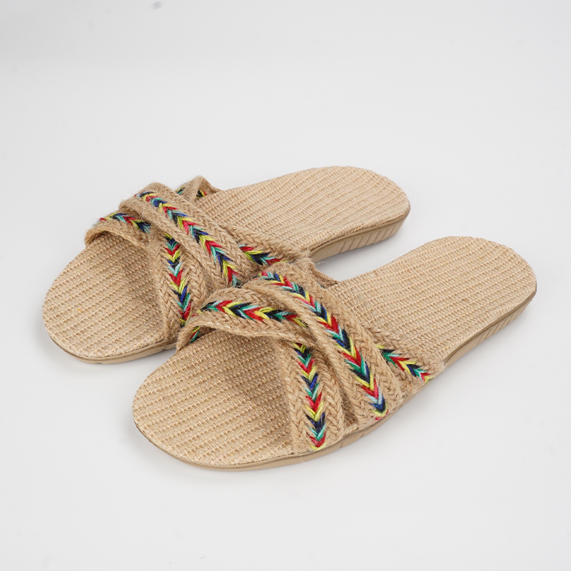 Linen Roller Blind - SHAJI Pantuflas de Lino para Mujer,
