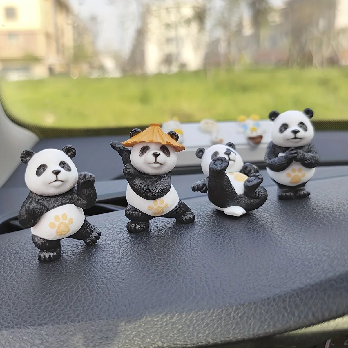 Interior Design Whimsical - 4 unids/set diseño de Panda adornos