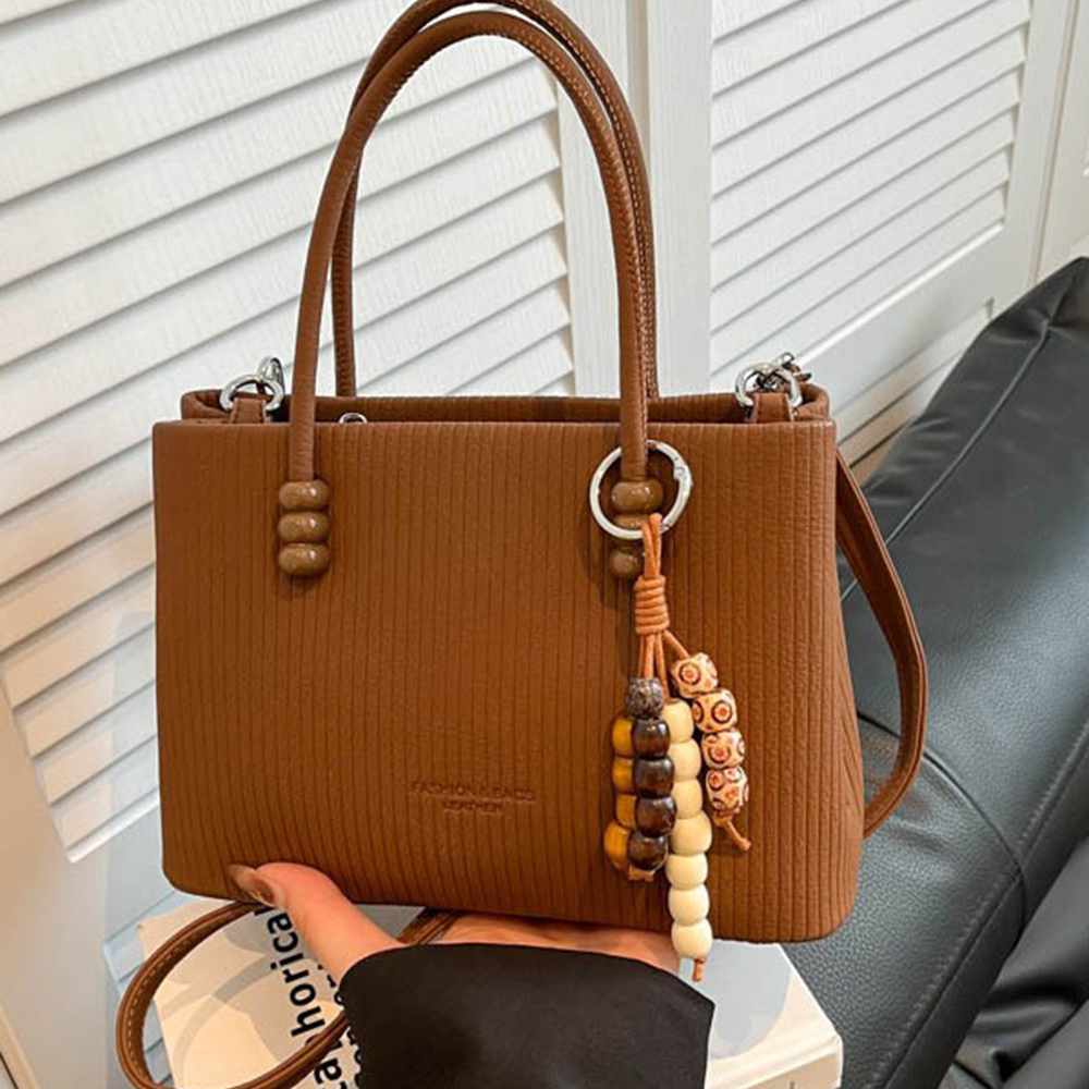 Interior Design Vintage Style - Bolso cruzado de cuero PU con