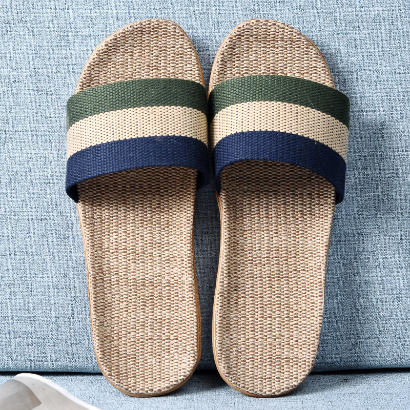 Linen Roller Blind - Zapatillas de lino Multicolor para Hombre,