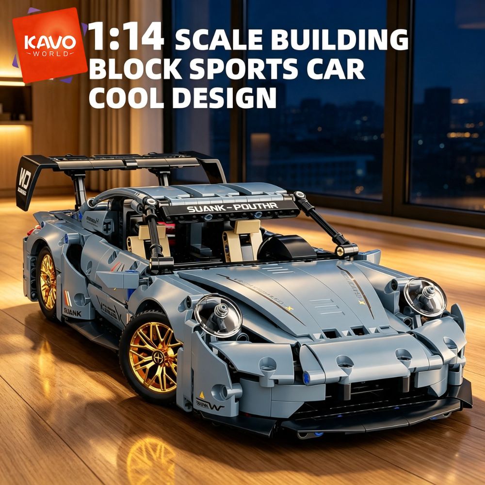 Interior Design Build - KAVOWORLD 973 piezas de bloques de