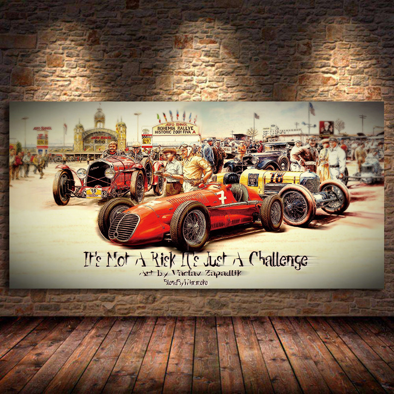 Interior Design Sketch - Carteles de coche Vintage, póster Retro,
