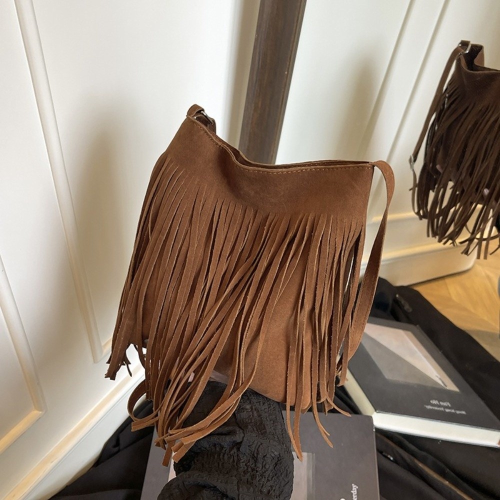Bolso Bandolera Retro con Borl - Interior Design Vintage Style reseña y precio