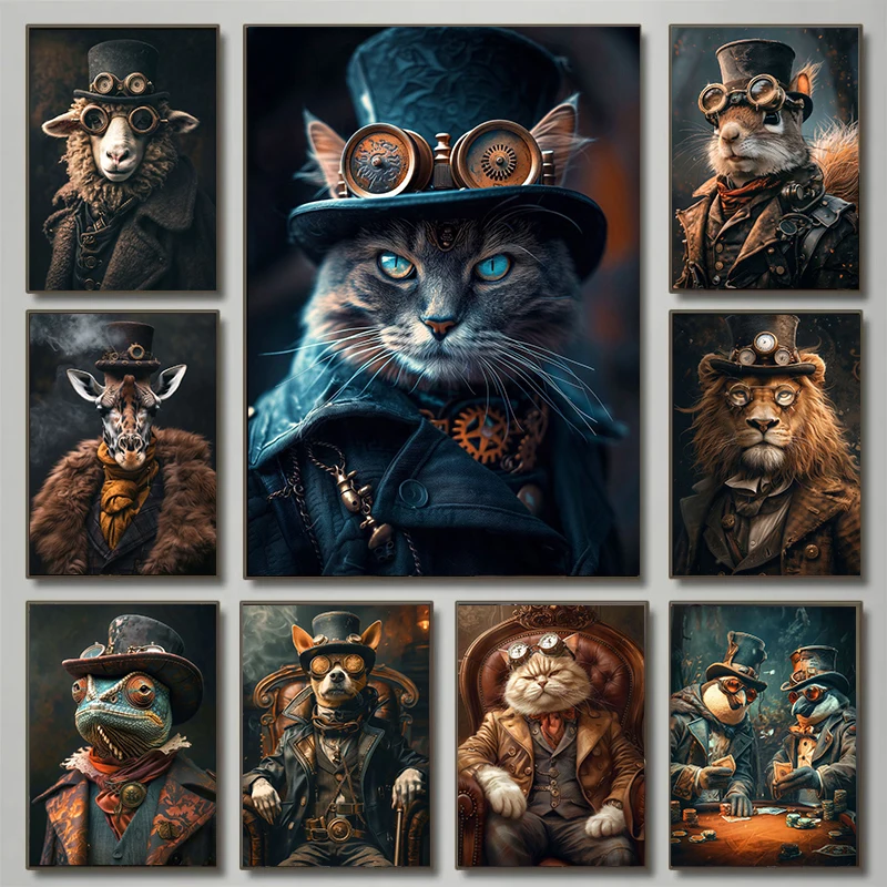 Cool Steampunk animales retrat - Interior Design Sketch reseña y precio