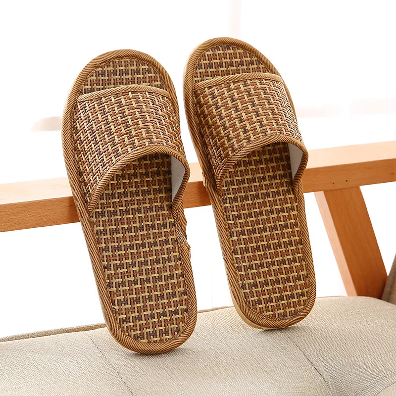 Zapatillas de estera de paja p - Linen Roller Blind reseña y precio