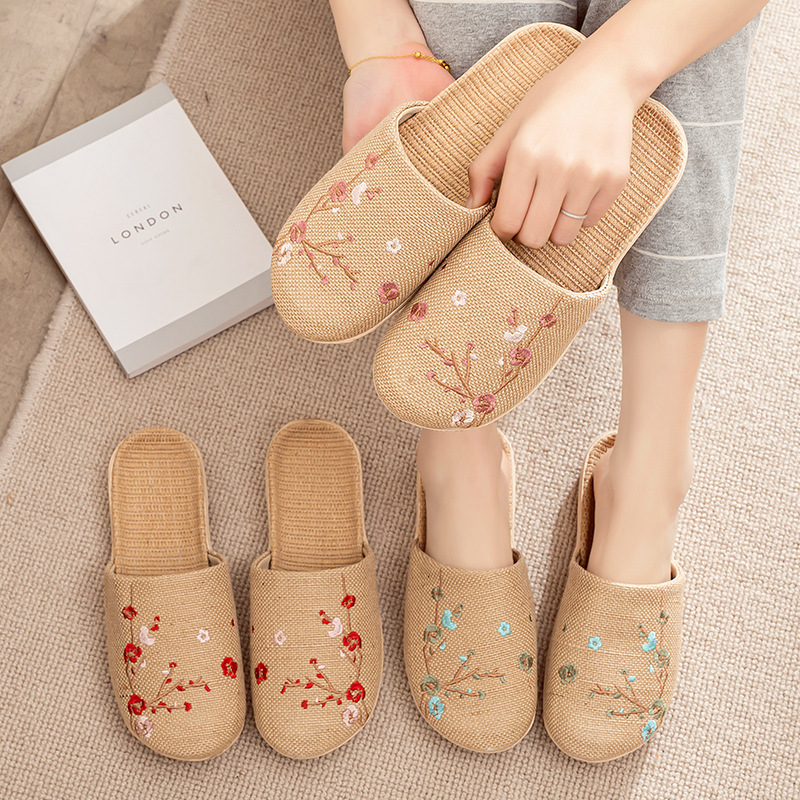 Zapatillas de lino para mujer, - Linen Roller Blind reseña y precio