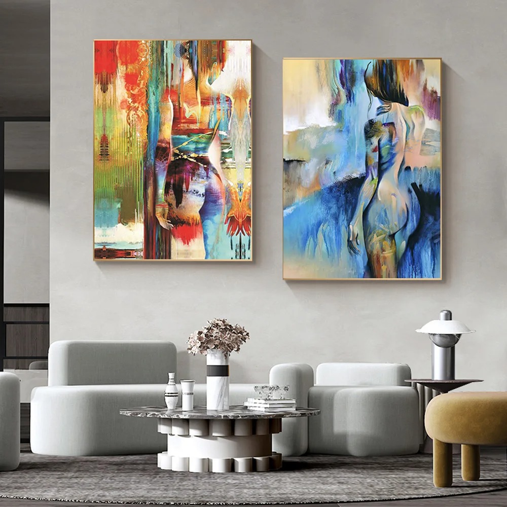 Pintura al óleo abstracta para - Interior Design Sketch reseña y precio