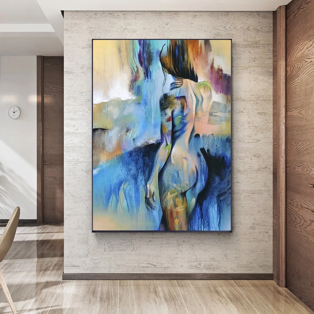 Pintura al óleo abstracta para - Interior Design Sketch reseña y precio