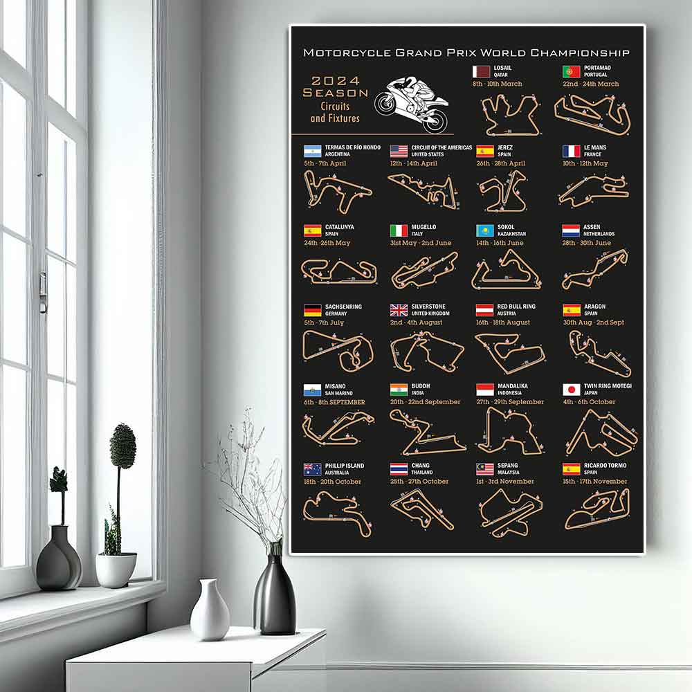 Póster de pista de Gran Premio - Interior Design Sketch reseña y precio