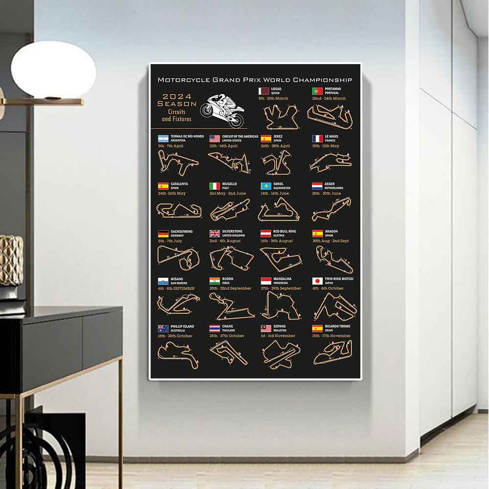 Póster de pista de Gran Premio - Interior Design Sketch reseña y precio