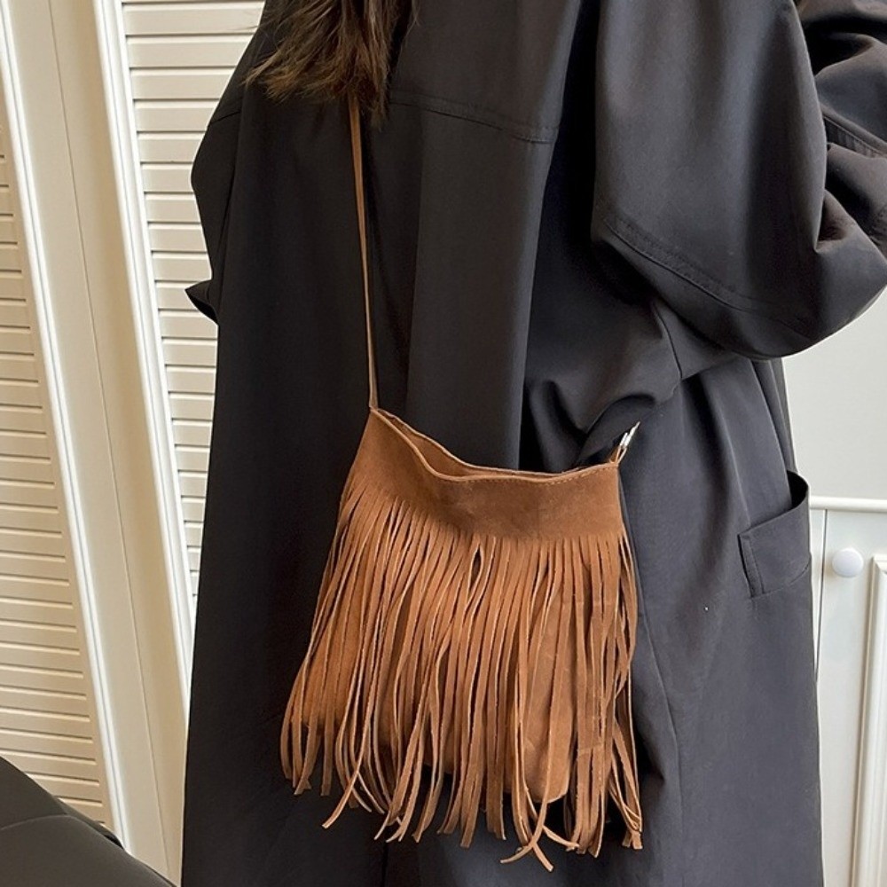 Bolso Bandolera Retro con Borl - Interior Design Vintage Style reseña y precio