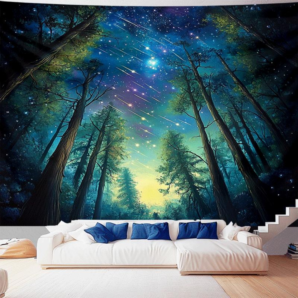 Tapiz de pared con cielo de bo - Interior Design Hd reseña y precio
