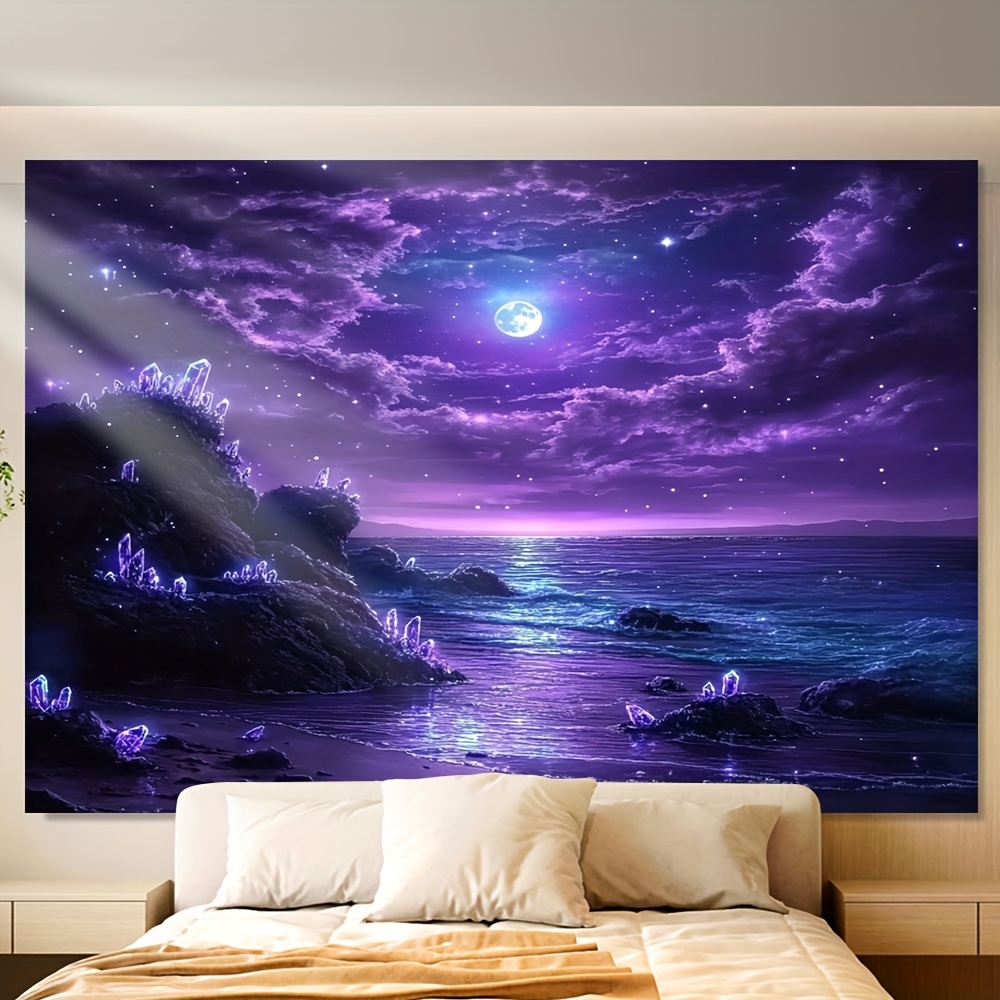 Mural de pared de noche de océ - Interior Design Hd reseña y precio