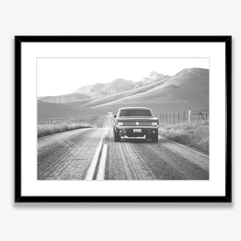 Póster de coche clásico de luj - Interior Design Sketch reseña y precio