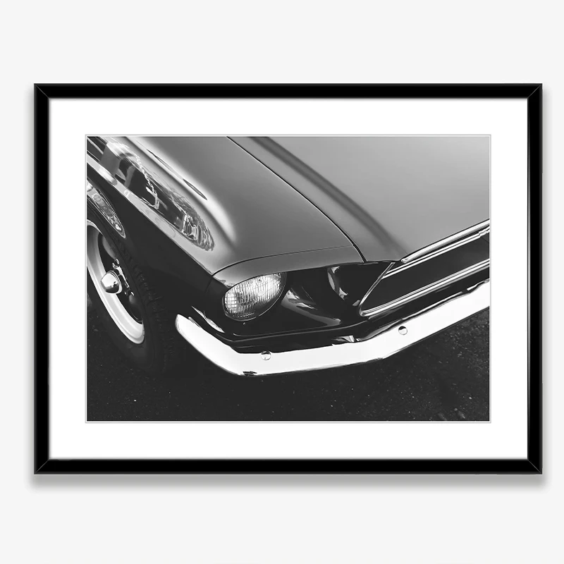 Póster de coche clásico de luj - Interior Design Sketch reseña y precio