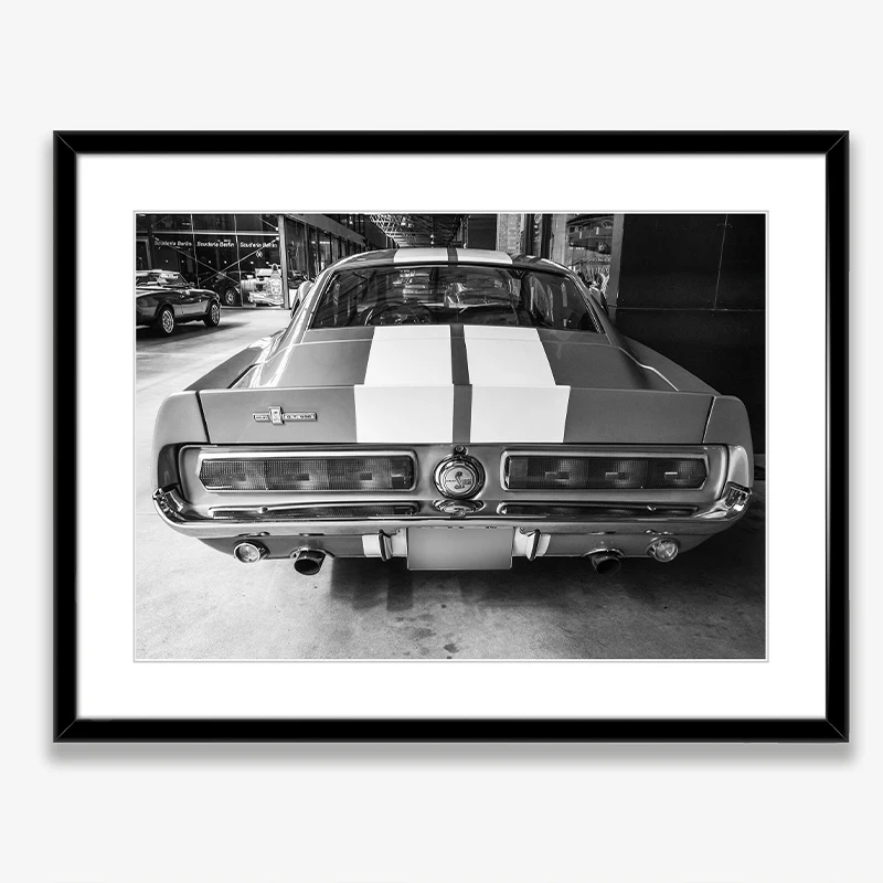 Póster de coche clásico de luj - Interior Design Sketch reseña y precio