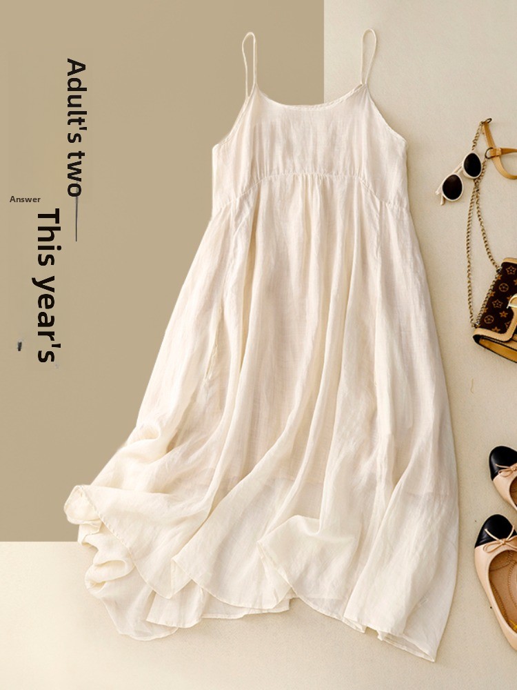 Vestido sin mangas de lino y a - Linen Roller Blind reseña y precio