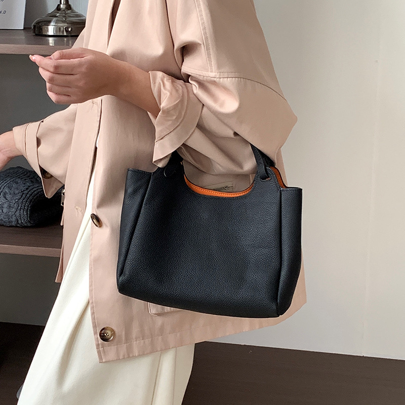 Bolso de mano de cuero genuino - Interior Design Vintage Style reseña y precio