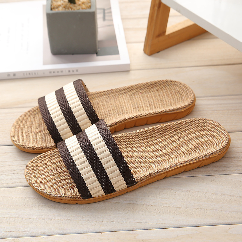 Sandalias planas De lino para  - Linen Roller Blind reseña y precio