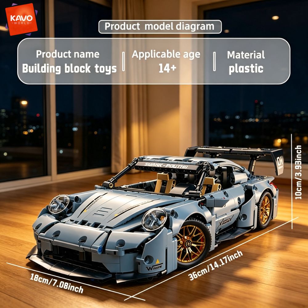 KAVOWORLD 973 piezas de bloque - Interior Design Build reseña y precio