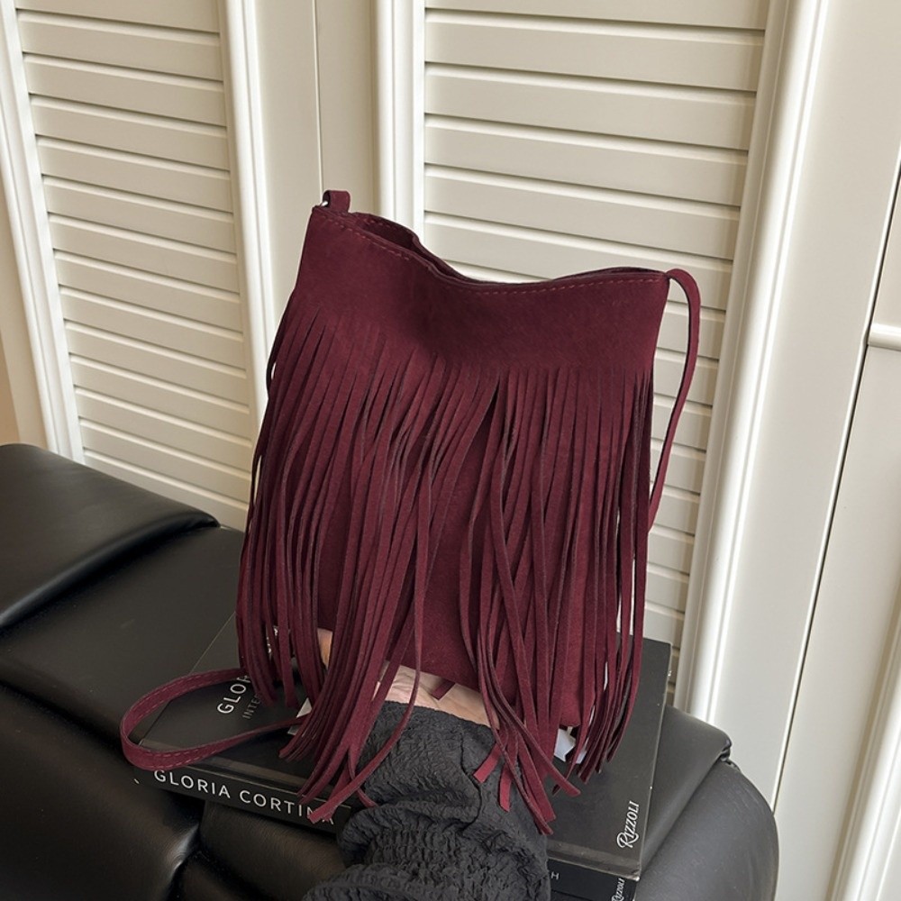 Bolso Bandolera Retro con Borl - Interior Design Vintage Style reseña y precio