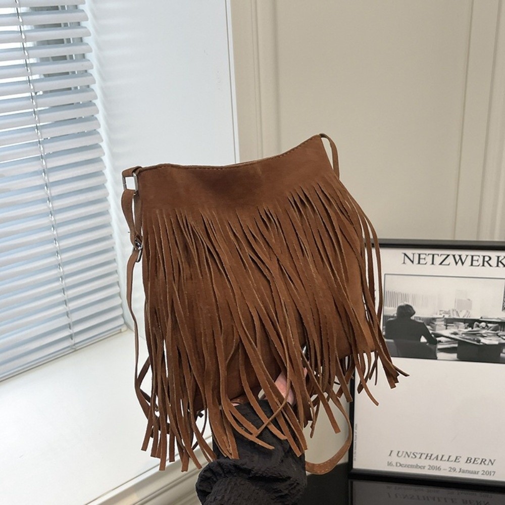 Bolso Bandolera Retro con Borl - Interior Design Vintage Style reseña y precio